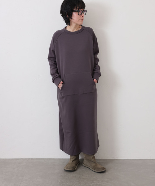 JOURNAL STANDARD LUXE（ジャーナルスタンダード　ラックス）の「ボンバーワンピース（ワンピース・レディース・チャコールグレー/ブラック・FREE）」の8枚目の写真