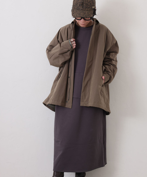 JOURNAL STANDARD LUXE（ジャーナルスタンダード　ラックス）の「ボンバーワンピース（ワンピース・レディース・チャコールグレー/ブラック・FREE）」の9枚目の写真