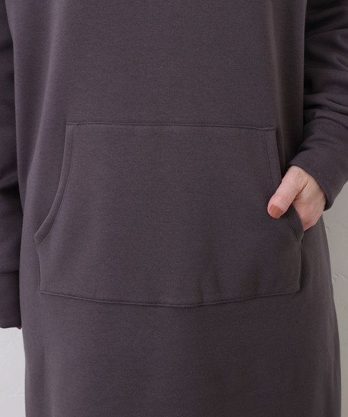 JOURNAL STANDARD LUXE（ジャーナルスタンダード　ラックス）の「ボンバーワンピース（ワンピース・レディース・チャコールグレー/ブラック・FREE）」の20枚目の写真