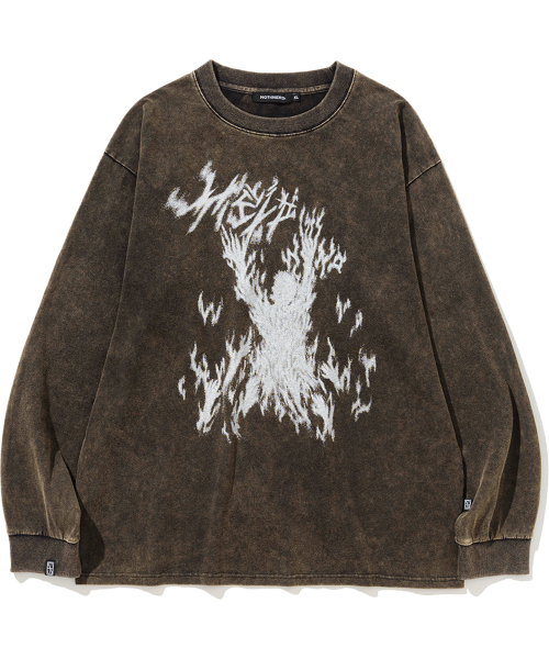 NOT4NERD（ノットフォーナード）の「Burn In Hell Long Sleeve - Black（Tシャツ/カットソー・レディース・その他・LARGE/X-LARGE/MEDIUM）」の2枚目の写真