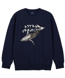 ウェイルルーズフィットスウェットシャツ_ネイビー