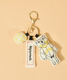 salle de bal（サルデバル）の「【 ＋HayU fabric / ハユ  】３連チャーム　KOI（キーホルダー）」