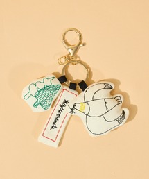 salle de bal（サルデバル）の「【 ＋HayU fabric / ハユ  】３連チャーム　KOI（キーホルダー）」