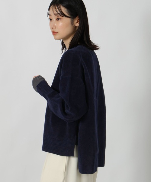 LAKOLE(ラコレ)の「シェニールクルーネックニットプルオーバー / 613121(ニット/セーター・レディース・グレイッシュベージュ/レッド/ブラウン/ネイビー・FREE)」の22枚目の写真