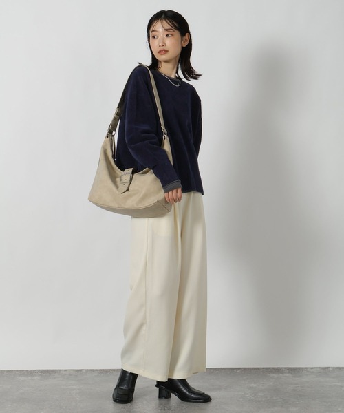 LAKOLE(ラコレ)の「シェニールクルーネックニットプルオーバー / 613121(ニット/セーター・レディース・グレイッシュベージュ/レッド/ブラウン/ネイビー・FREE)」の15枚目の写真