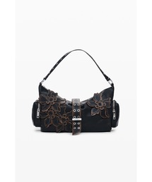 Desigual | ゴールド エンブロイダリー ショルダーバッグ(ハンドバッグ)