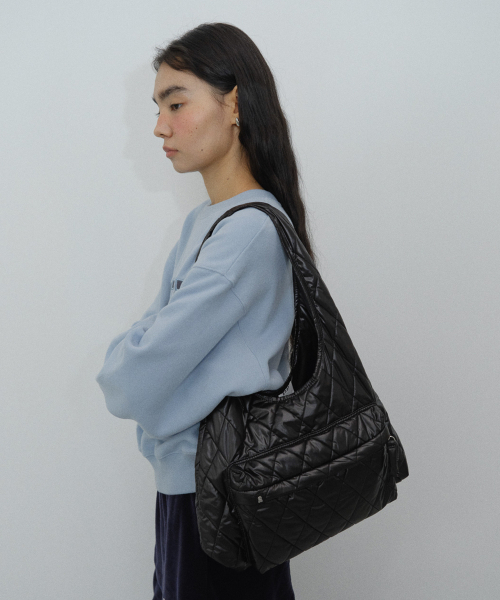 EN OR（エンオール）の「[CORE] QUILTED BAG - BLACK（ショルダーバッグ・レディース・その他・FREE）」の4枚目の写真