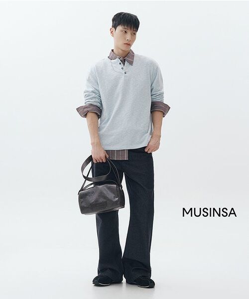 NONBLANK(ノンブランク)の「クラフトウォッシングストライプシャツ_ワイン(シャツ/ブラウス・メンズ・バーガンディー・MEDIUM/LARGE/X-LARGE)」の14枚目の写真