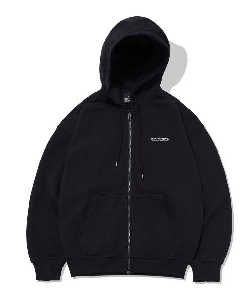 GROOVERHYME（グルーブライム）の「NYC LOCATION HOODIE ZIP-UP (BLACK) [LRARCUZ701P]（パーカー・メンズ・その他・LARGE/MEDIUM/SMALL/X-LARGE）」の2枚目の写真