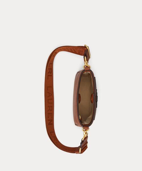 LAUREN RALPH LAUREN(ローレン ラルフ ローレン)の「ペブルド レザー スモール Cameryn クロスボディ(ショルダーバッグ・レディース・ブラウン・ONE)」の9枚目の写真
