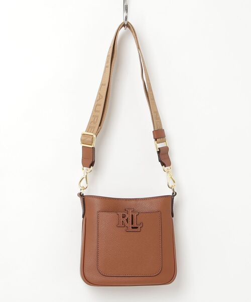 LAUREN RALPH LAUREN(ローレン ラルフ ローレン)の「ペブルド レザー スモール Cameryn クロスボディ(ショルダーバッグ・レディース・ブラウン・ONE)」の6枚目の写真