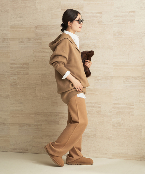 plage(プラージュ)の「フーディー ミニワンピース(ワンピース・レディース・キャメル/ブラウン・FREE)」の9枚目の写真