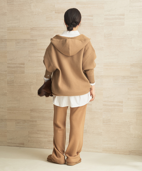 plage(プラージュ)の「フーディー ミニワンピース(ワンピース・レディース・キャメル/ブラウン・FREE)」の11枚目の写真