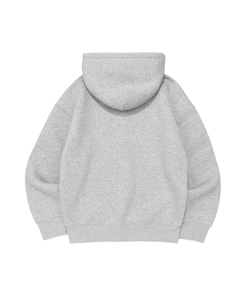 BECANVAS（ビキャンバス）の「BECANVAS  FLEECE OVERFIT HOOD ZIP-UP (MELANGE)（パーカー・レディース・チャコールグレー・LARGE/SMALL/MEDIUM/X-LARGE）」の2枚目の写真