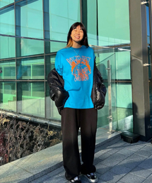 OVERGROW（オーバーグロウ）の「キャンピングイージーセミオーバーフィットTシャツ[スカイブルー]（Tシャツ/カットソー）」
