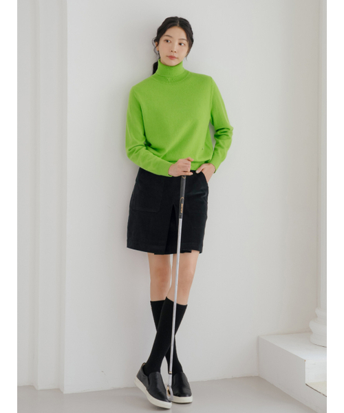 NITINA(ニティナ)の「コーデュロイスカートBK(スカート・レディース・ブラック・SMALL/MEDIUM)」の3枚目の写真