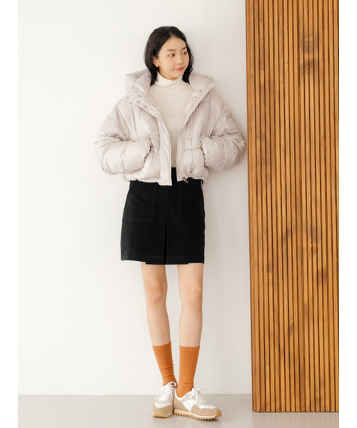 NITINA(ニティナ)の「コーデュロイスカートBK(スカート・レディース・ブラック・SMALL/MEDIUM)」の7枚目の写真