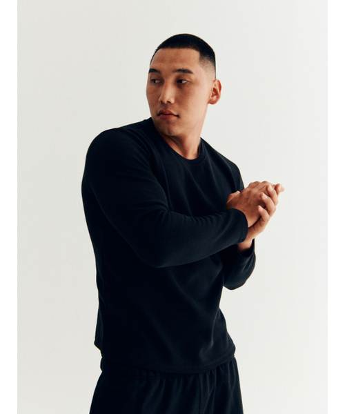 GOZER（ゴーザー）の「SAKA LONG SLEEVES_BLACK（Tシャツ/カットソー・メンズ・ブラック・MEDIUM/LARGE/X-LARGE/XX-LARGE）」の3枚目の写真