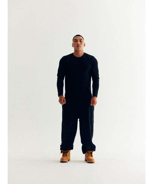 GOZER（ゴーザー）の「SAKA LONG SLEEVES_BLACK（Tシャツ/カットソー・メンズ・ブラック・MEDIUM/LARGE/X-LARGE/XX-LARGE）」の4枚目の写真