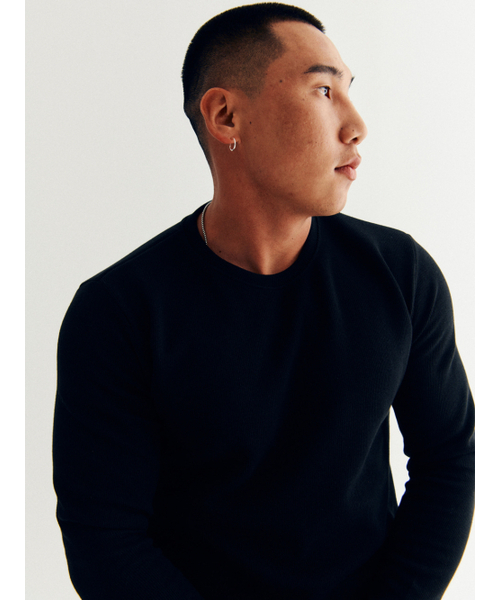 GOZER（ゴーザー）の「SAKA LONG SLEEVES_BLACK（Tシャツ/カットソー・メンズ・ブラック・MEDIUM/LARGE/X-LARGE/XX-LARGE）」の7枚目の写真