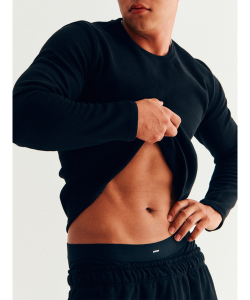 GOZER（ゴーザー）の「SAKA LONG SLEEVES_BLACK（Tシャツ/カットソー・メンズ・ブラック・MEDIUM/LARGE/X-LARGE/XX-LARGE）」の8枚目の写真
