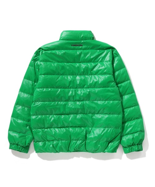 A BATHING APE（アベイシングエイプ）の「LINE CAMO DEBOSSED REGULAR FIT DOWN JACKET（ダウンジャケット/コート・メンズ・ブラック/グリーン・X-LARGE/SMALL/MEDIUM/LARGE/XX-LARGE）」の4枚目の写真