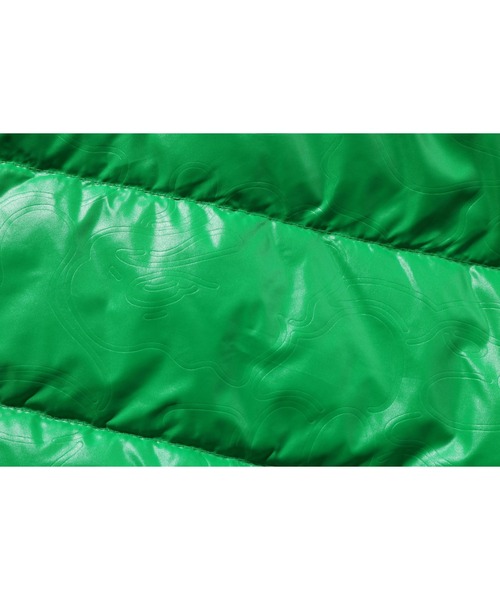 A BATHING APE（アベイシングエイプ）の「LINE CAMO DEBOSSED REGULAR FIT DOWN JACKET（ダウンジャケット/コート・メンズ・ブラック/グリーン・X-LARGE/SMALL/MEDIUM/LARGE/XX-LARGE）」の14枚目の写真