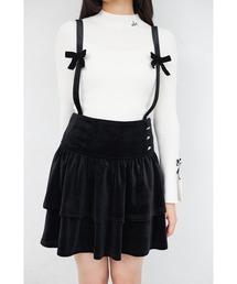 ティアード サスペンダー スカート」に該当するレディースのスカート