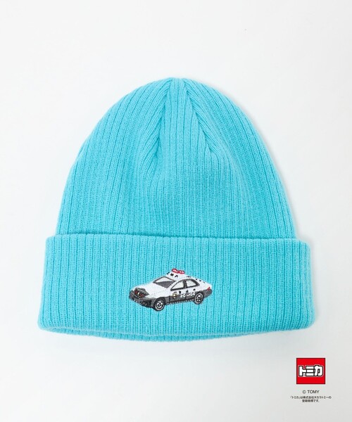 green label relaxing（グリーンレーベルリラクシング）の「【別注】＜TOMICA＞ニットキャップ / キッズ（ニットキャップ/ビーニー・キッズ・ライトブルー/ネイビー/ケリーグリーン/オレンジ・FREE）」の3枚目の写真