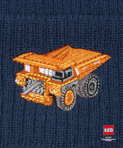green label relaxing（グリーンレーベルリラクシング）の「【別注】＜TOMICA＞ニットキャップ / キッズ（ニットキャップ/ビーニー・キッズ・ライトブルー/ネイビー/ケリーグリーン/オレンジ・FREE）」の7枚目の写真