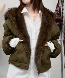 sedacle girl（セダクルガール）の「リバーシブルフェイクファーブルゾン（ブルゾン）」