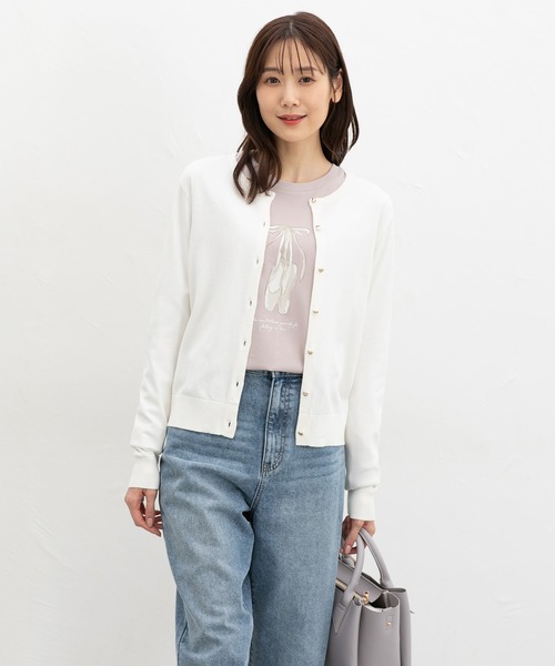 Honeys(ハニーズ)の「イラストプリントTシャツ(Tシャツ/カットソー・レディース・ホワイト系その他2/ラベンダー/ピンク/ホワイト系その他3・S/M/LL/L)」の11枚目の写真