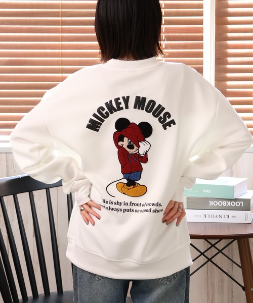 Disney（ディズニー）の「【Disney/ディズニー】リップルダンボールアップリケ＆サガラ刺繍スウェット（スウェット・メンズ・グレー/スミクロ/ミント/ブラウン/ブラック/オフホワイト・LL/M/L）」の22枚目の写真