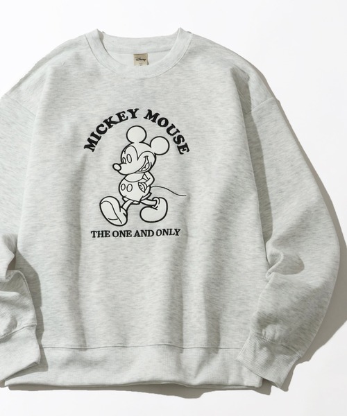 Disney（ディズニー）の「【Disney/ディズニー】リップルダンボールアップリケ＆サガラ刺繍スウェット（スウェット・メンズ・グレー/スミクロ/ミント/ブラウン/ブラック/オフホワイト・LL/M/L）」の10枚目の写真