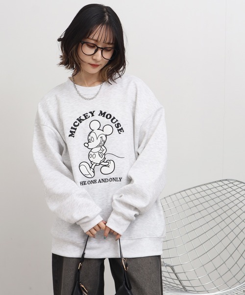 Disney（ディズニー）の「【Disney/ディズニー】リップルダンボールアップリケ＆サガラ刺繍スウェット（スウェット・メンズ・グレー/スミクロ/ミント/ブラウン/ブラック/オフホワイト・LL/M/L）」の17枚目の写真