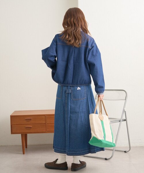 GEVACO（ゲバコ）の「【GEVACO】デニムプリーツスカート（スカート・レディース・ブルー・ONE SIZE）」の11枚目の写真