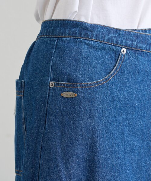 GEVACO（ゲバコ）の「【GEVACO】デニムプリーツスカート（スカート・レディース・ブルー・ONE SIZE）」の17枚目の写真