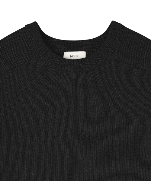 NOISE(ノイズ)の「エッセンシャルラウンドクロップニット - ブラック(ニット/セーター・レディース・その他・MEDIUM/LARGE)」の4枚目の写真