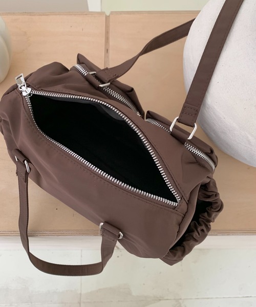 meJane（ミージェーン）の「立体アウトポケットカレッジショルダーバッグ（ショルダーバッグ・レディース・カーキ/ブラック/ブラウン/ホワイト・FREE）」の6枚目の写真