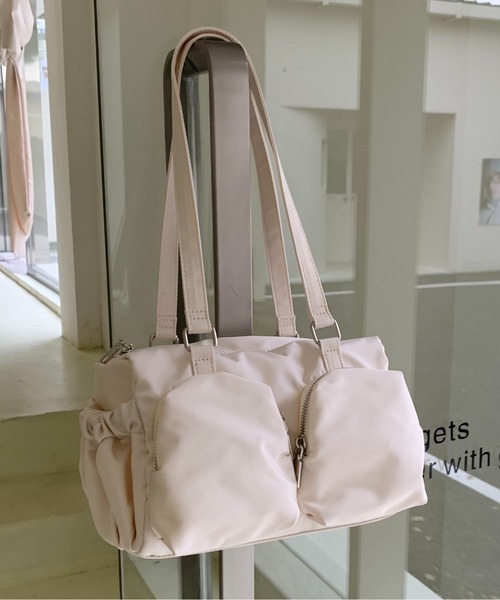 meJane（ミージェーン）の「立体アウトポケットカレッジショルダーバッグ（ショルダーバッグ・レディース・カーキ/ブラック/ブラウン/ホワイト・FREE）」の9枚目の写真