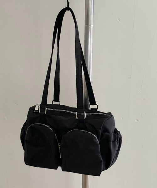 meJane（ミージェーン）の「立体アウトポケットカレッジショルダーバッグ（ショルダーバッグ・レディース・カーキ/ブラック/ブラウン/ホワイト・FREE）」の12枚目の写真