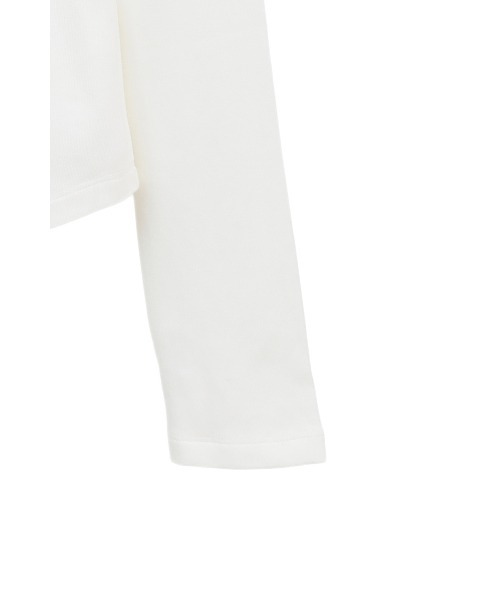 CLANE(クラネ)の「SOFT HOODED HIGH NECK TOPS(Tシャツ/カットソー・レディース・グレー/ホワイト・F)」の19枚目の写真