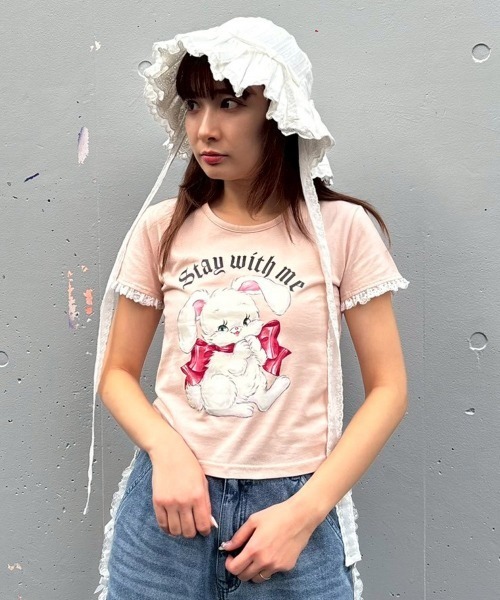 Candy Stripper(キャンディストリッパー)の「BABY FRILL ハット(ハット・レディース・オフホワイト/ブラック・FREE)」の18枚目の写真