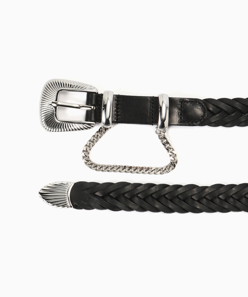 Jieda(ジエダ)の「JIEDA / ジエダ WESTERN BELT(ベルト・メンズ・ブラック・FREE)」の2枚目の写真