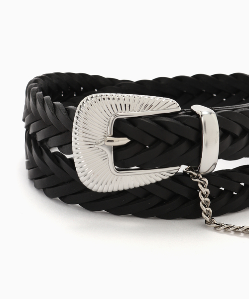 Jieda(ジエダ)の「JIEDA / ジエダ WESTERN BELT(ベルト・メンズ・ブラック・FREE)」の4枚目の写真