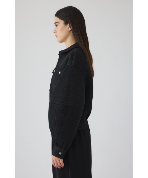 RIM.ARK（リムアーク）の「Sponge fabric bomber blouson スポンジファブリック ボンバーブルゾン（ブルゾン・レディース・ライトイエロー/ブラック・FREE）」の21枚目の写真