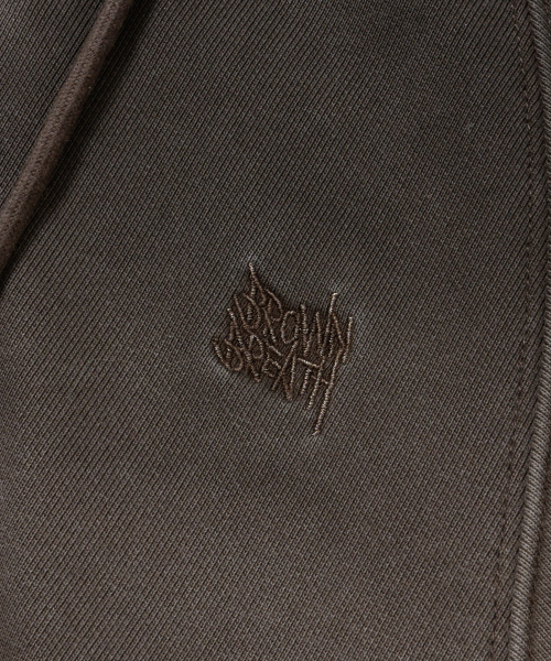 BROWNBREATH（ブラウンブレス）の「W BROKEN TAG DIRTY CROP HOOD ZIP UP - BROWN（パーカー・メンズ・その他・S/M）」の9枚目の写真