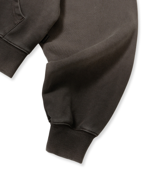BROWNBREATH（ブラウンブレス）の「W BROKEN TAG DIRTY CROP HOOD ZIP UP - BROWN（パーカー・メンズ・その他・S/M）」の4枚目の写真