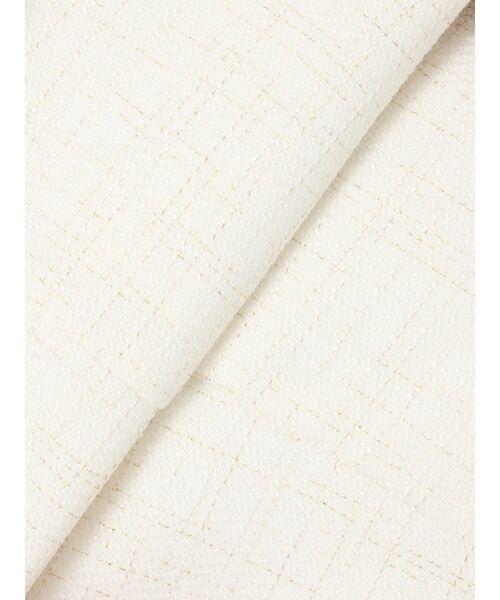 dazzlin(ダズリン)の「2WAYシングルツイードジャケット(ノーカラージャケット・レディース・ピンク/その他1/アイボリー・FREE)」の8枚目の写真