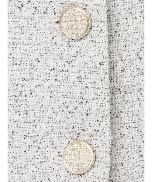 dazzlin(ダズリン)の「2WAYシングルツイードジャケット(ノーカラージャケット・レディース・ピンク/その他1/アイボリー・FREE)」の13枚目の写真